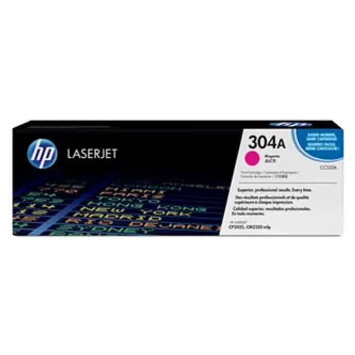 Hlavný obrázok produktu HP originální toner CC533A, magenta, 2800str., HP 304A, HP Color LaserJet CP2025, CM2320,