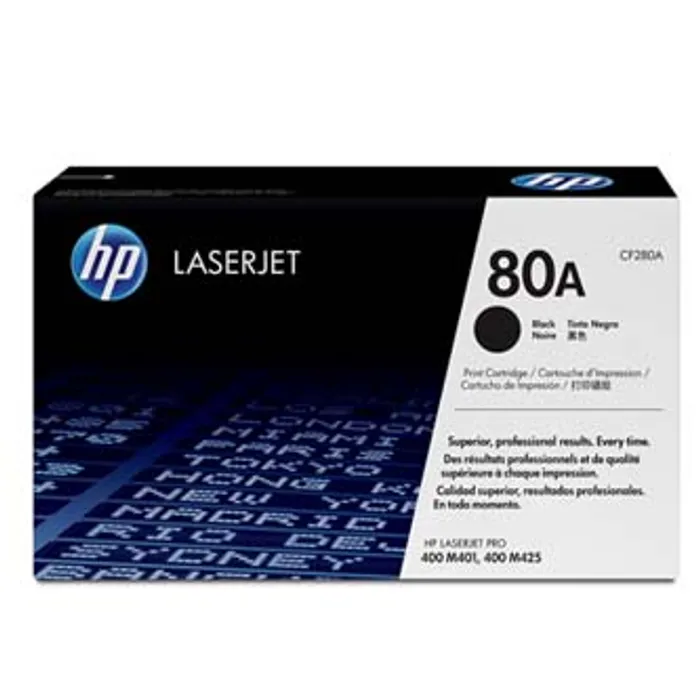 Hlavný obrázok produktu HP originální toner CF280A, black, 2560str., HP 80A, HP LaserJet Pro 400 M425, LJ Pro 400