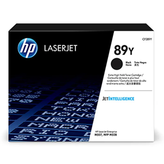 Hlavný obrázok produktu HP originální toner CF289Y, black, 20000str., HP 89Y, extra high capacity, HP LaserJet En