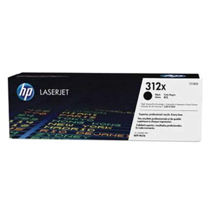 Hlavný obrázok produktu HP originální toner CF380X, black, 4400str., HP 312X, HP Color LaserJet Pro MFP M476dn, M
