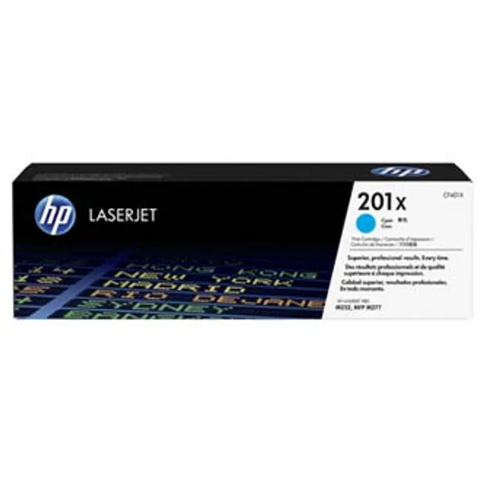 Hlavný obrázok produktu HP originální toner CF401X, cyan, 2300str., HP 201X, HP Color LaserJet MFP 277, Pro M252,