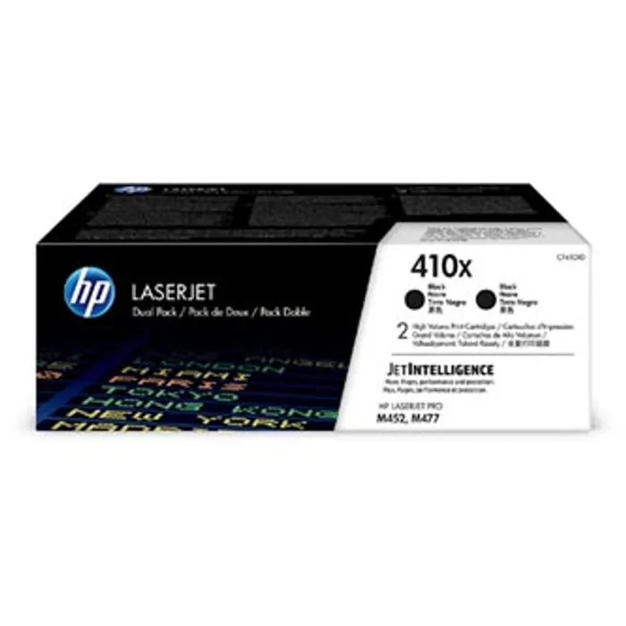 Hlavný obrázok produktu HP originální toner CF410XD, black, 13000 (2x6500)str., HP 410X, high capacity, HP LJ Pro