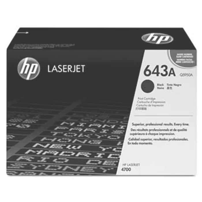 Hlavný obrázok produktu HP originální toner Q5950A, black, 11000str., HP 643A, HP Color LaserJet 4700, n, dn, dtn