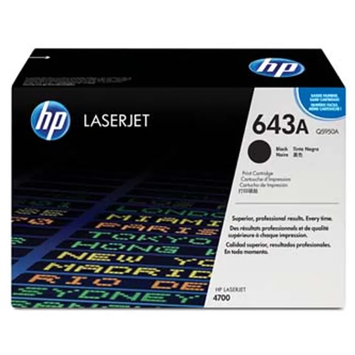 Hlavný obrázok produktu HP originální toner Q5950A, black, 11000str., HP 643A, HP Color LaserJet 4700, n, dn, dtn