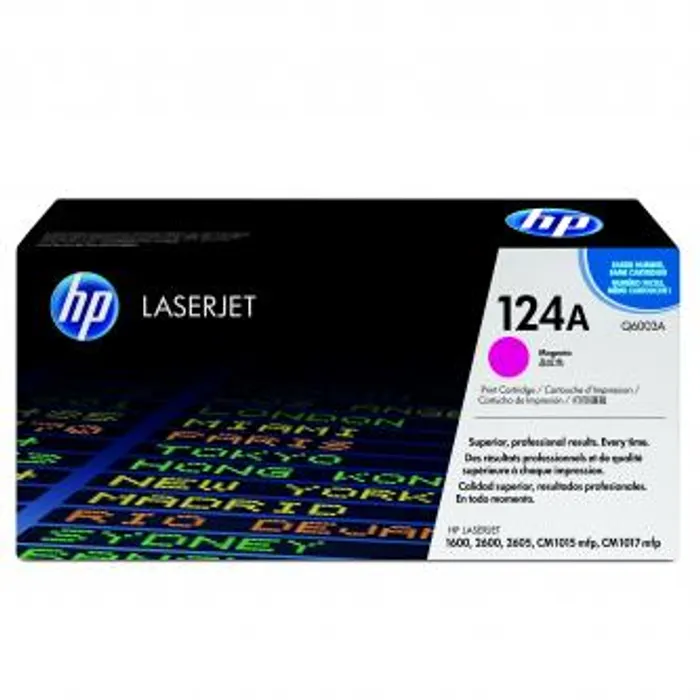 Hlavný obrázok produktu HP originální toner Q6003A, magenta, 2000str., HP 124A, HP Color LaserJet 1600, 2600n, 26