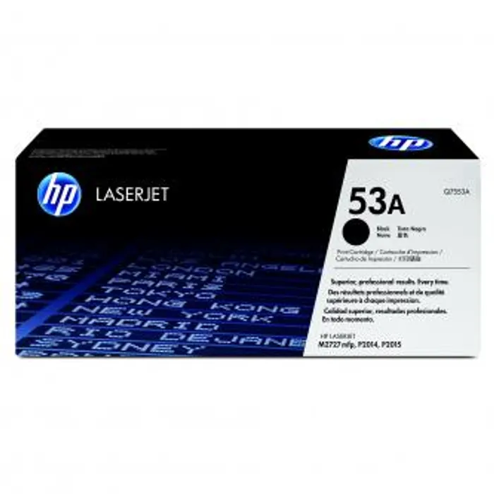 Hlavný obrázok produktu HP originální toner Q7553A, black, 3000str., HP 53A, HP LaserJet P2010, P2015, O