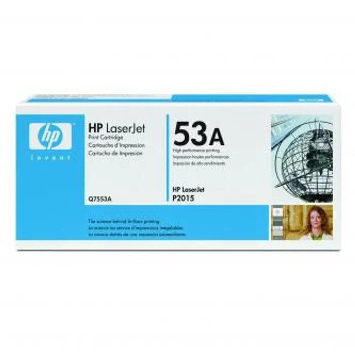 Hlavný obrázok produktu HP originální toner Q7553A, black, 3000str., HP 53A, HP LaserJet P2010, P2015, O