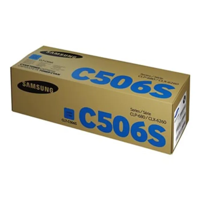 Hlavný obrázok produktu HP originální toner SU047A, CLT-C506S, cyan, 1500str., C506S, Samsung CLP-680DW, CLP-680N