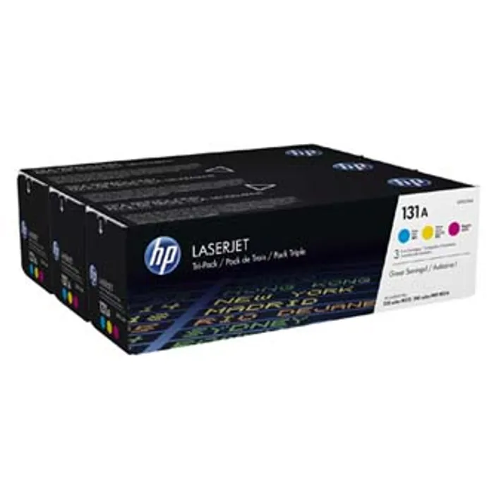 Hlavný obrázok produktu HP originální toner U0SL1AM, CMY, 5400 (3x1800)str., HP 131A CMY, HP LaserJet Pro M276, M