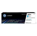HP originál toner W2211X, cyan, 2450str., HP 207X, HP Color LaserJet Pro M255, MFP M282, M283, O