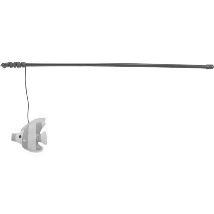 Hlavný obrázok produktu Hrací prut s rybkou, s catnipem, 46 cm, plast/plyš