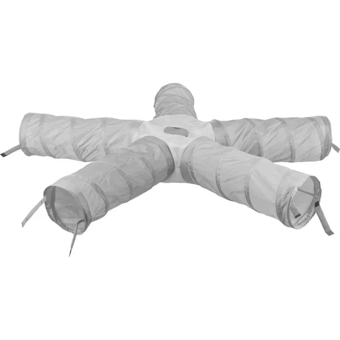 Hlavný obrázok produktu Hrací tunel HVĚZDA pro králíčky, morčata, 5 × o 18 cm/47 cm, 6 východů, polyester