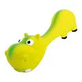Ďalší obrázok produktu Hrošík ležiaci - tvar činky, so zvukom, 22 cm, latex, zelená, HipHop
