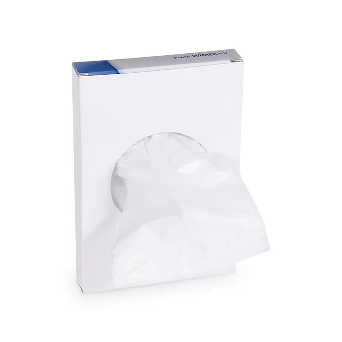 Hlavný obrázok produktu Hygienické sáčky bílé (HDPE) 8+6 x 25 cm [30 ks]