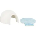 Ďalší obrázok produktu Igloo s chladiacou keramickou doskou, 13 x 9 x 15 cm, biela