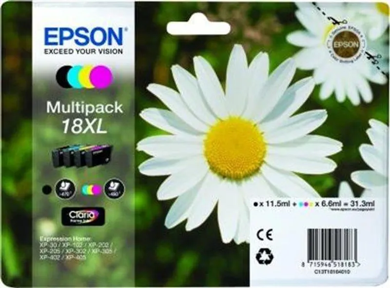 Hlavný obrázok produktu Inkjet cart.multipack pro "XP 30, 102, 202, 205" tiskárny, EPSON B+C+M+Y, 31,3ml