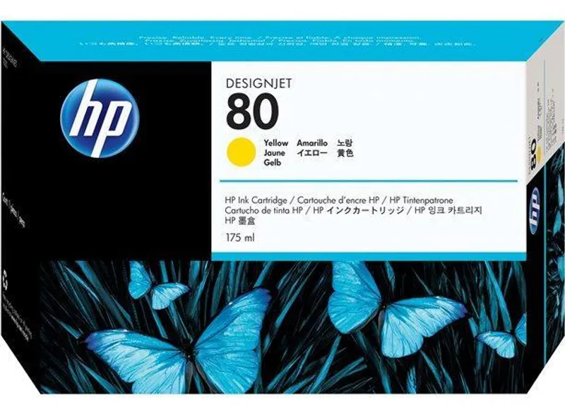 Hlavný obrázok produktu Inkjet cart.pro "DesignJet 1050C, 1055CN" tiskárny, HP "Nr..80" Žlutá, 175ml