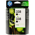 HP originál ink CB331EE, HP 338, black, 900 (2x450)str., 2x11ml, HP 2-pack +  paper 2-Pack, C8765EE, PSC-1610, OJ-6210, DeskJet 68
