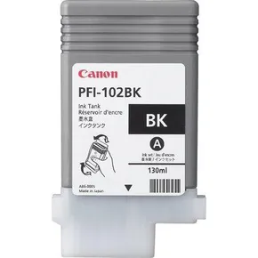 Canon originál ink PFI102BK, black, 130ml, 0895B001, Canon iPF-500, 600, 700, 765