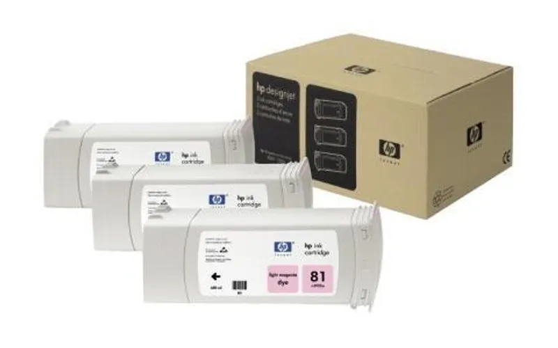 Hlavný obrázok produktu Inkjet cart.pro multipack "DesignJet 4000" tiskárnu, HP "Nr.81" Světlá Magenta, 3*680ml