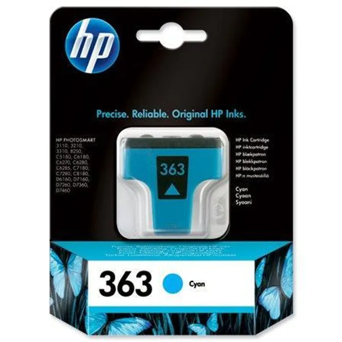 Hlavný obrázok produktu Inkjet cart.pro "Photosmart 3210, 3310, D7460" tiskárny, HP "Nr.363" Cyan, 4ml