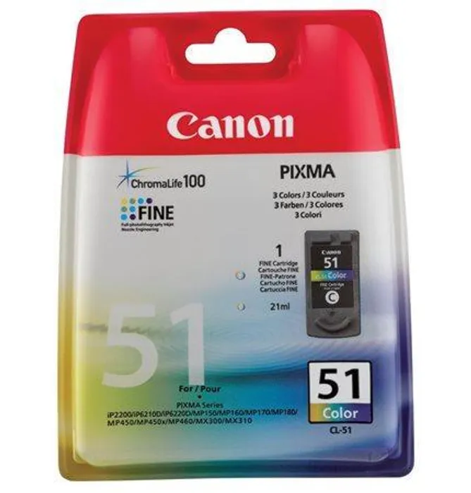 Hlavný obrázok produktu Inkjet cart.pro "Pixma iP2200, 6210D, 6220D" tiskárny, CANON Barevná, 3x 7ml