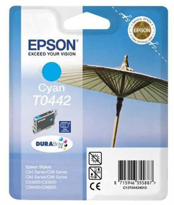 Hlavný obrázok produktu Inkjet cart.pro "Stylus C64, C66, C84" tiskárny, EPSON Cyan, 13ml
