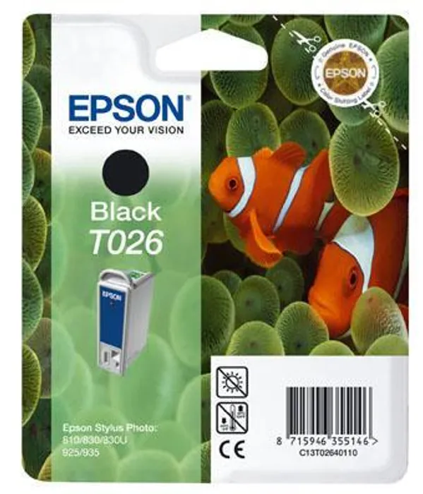 Hlavný obrázok produktu Inkjet cart.pro "StylusPhoto 820, StylusBarevná 925" tiskárny, EPSON Černá, 16ml