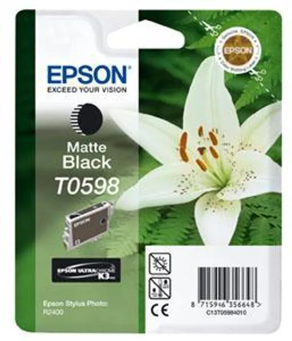 Hlavný obrázok produktu Inkjet cart.pro "StylusPhoto R2400" tiskárnu, EPSON Matná černá, 13ml
