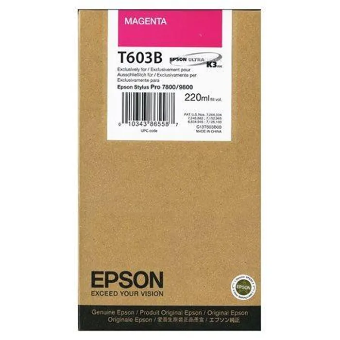 Hlavný obrázok produktu Inkjet cart.pro "StylusPro 7880, 9880" tiskárny, EPSON Magenta, 220ml
