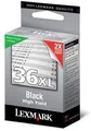 Inkjet cartridge pre tlačiarne LEXMARK "X3650, 4650, 5650", čierna, 475 strán