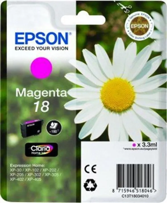 Hlavný obrázok produktu Inkjet cart.pro "XP 30, 102, 202, 205" tiskárny, EPSON Magenta, 3,3ml