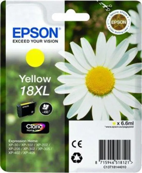 Hlavný obrázok produktu Inkjet cart.pro "XP 30, 102, 202, 205" tiskárny, EPSON Žlutá, 6,6ml