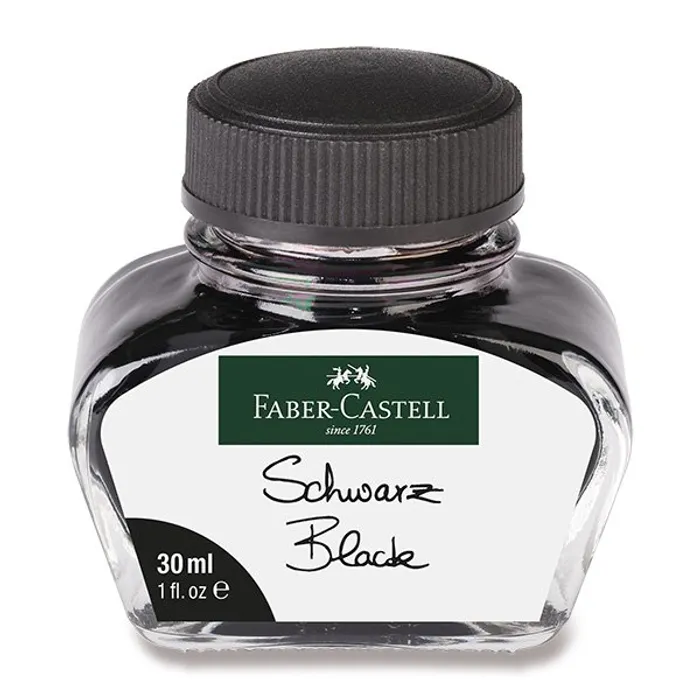 Hlavný obrázok produktu Inkoust pro plnicí pera, černá barva Faber-Castell 149854
