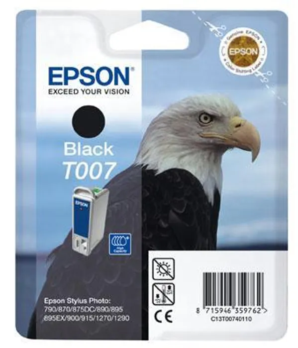 Hlavný obrázok produktu Inkoustová cart. pro tiskárny "StylusPhoto 790, 870, 875", EPSON Černá, 16ml
