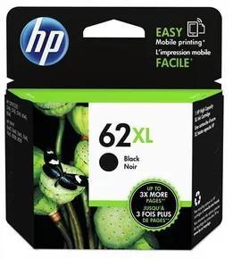 Inkoustová náplň HP 62XL, do tlačiarne ENVY 5540, OfficeJet 252, čierna, 0,6k, HP