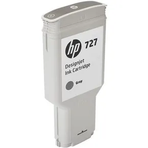 Inkoustová náplň HP 727 do tlačiarne DesignJet T930/T1530/T2530, šedá, 300 ml, HP