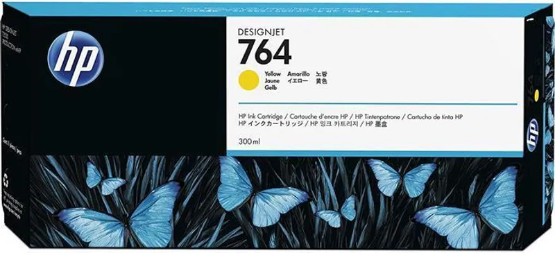 Hlavný obrázok produktu Inkoustová cartridge HP 764, do tiskárny Designjet T3500, žlutá, 300 ml, HP