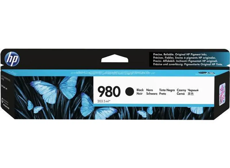 Hlavný obrázok produktu Inkoustová cartridge HP 980, do tiskárny Officejet Enterprise Color X585, X555, černá, 10k