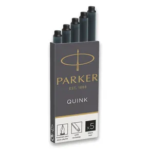 Atramentové bombičky čiernej PARKER [5 ks]