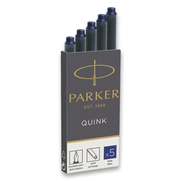 Hlavný obrázok produktu Inkoustové bombičky modré PARKER [5 ks]