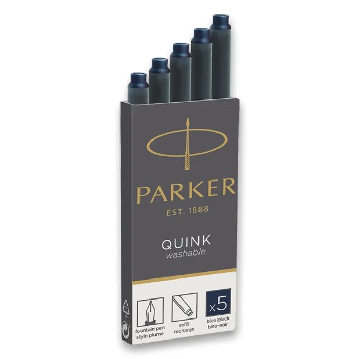 Hlavný obrázok produktu Inkoustové bombičky modročerné PARKER [5 ks]