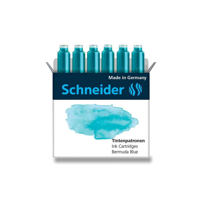 Hlavný obrázok produktu Inkoustové bombičky Schneider, 6 ks oceánová modrá