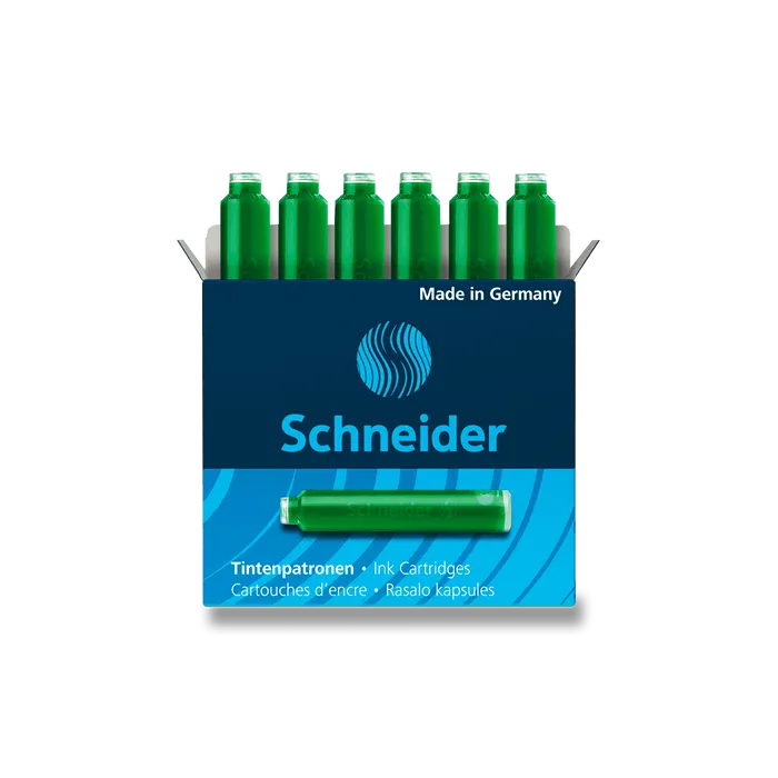 Hlavný obrázok produktu Inkoustové bombičky Schneider, 6 ks zelené