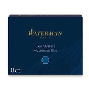 Atramentové bombičky Waterman štandardné modročierne