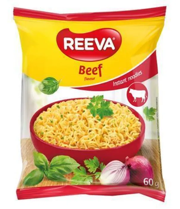 Hlavný obrázok produktu Instantní nudlová polévka, hovězí, 60 g, REEVA 125247