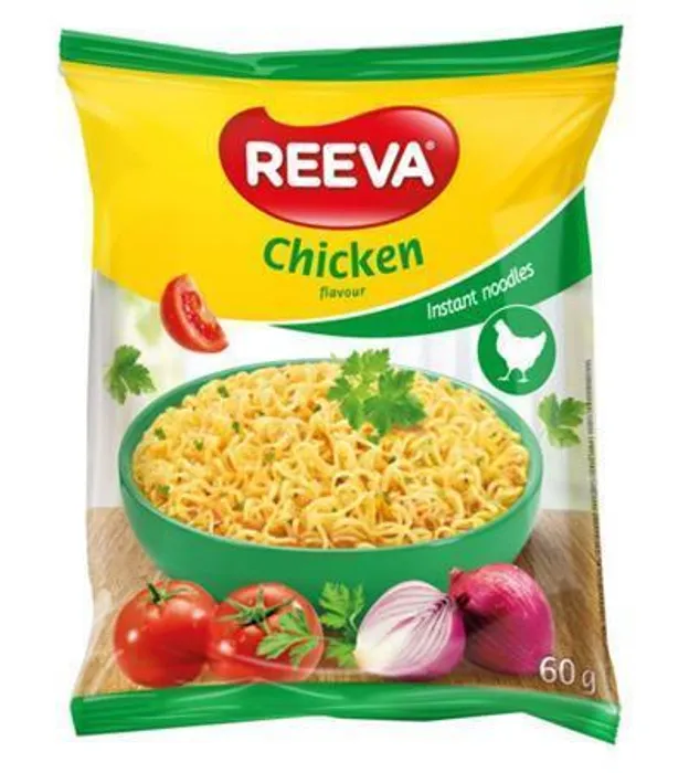 Hlavný obrázok produktu Instantní nudlová polévka, kuřecí, 60 g, REEVA 125245