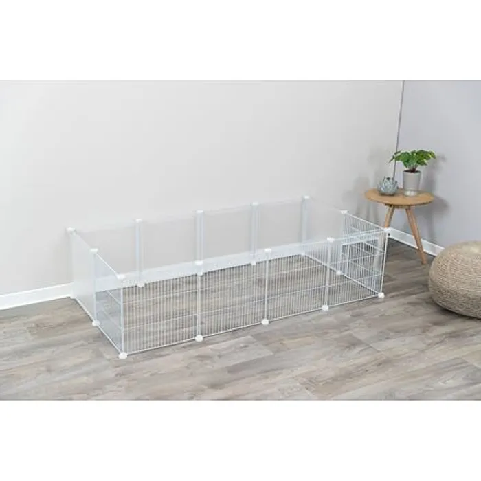 Hlavný obrázok produktu Interiérový výběh, kov/plast, 140 x 35 x 70 cm, bílá