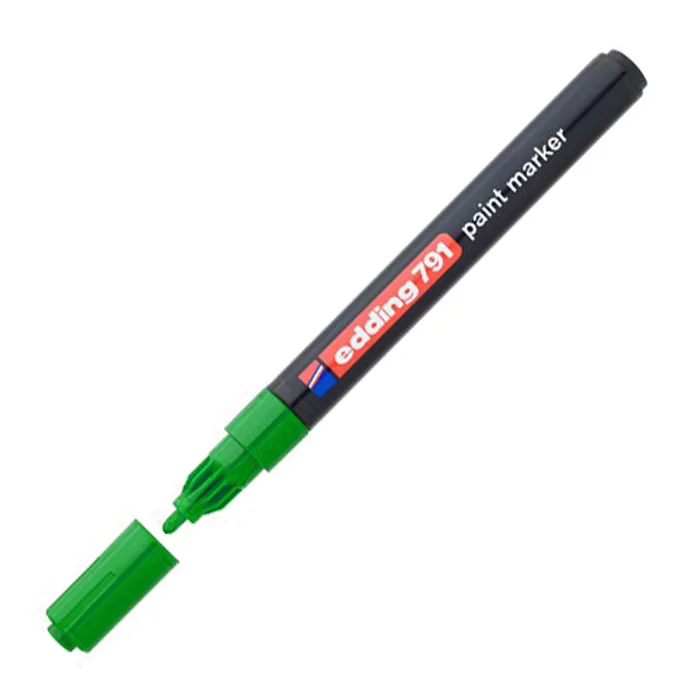 Hlavný obrázok produktu Lakový popisovač "791", zelená, 1-2mm, EDDING
