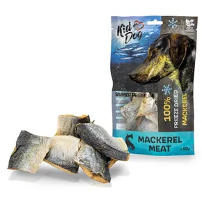KIDDOG SUPER PREMIUM 100% makrela - kúsky čistého mäsa z makrely sušené mrazom 50 g